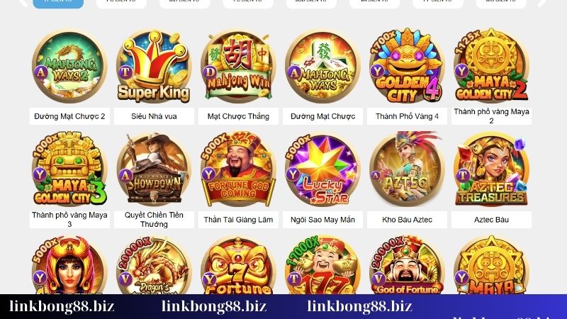 Đăng ký Bong88 - Hướng dẫn từng bước cơ bản cho tân thủ 4 Chọn game mình muốn khi tạo acc thành công