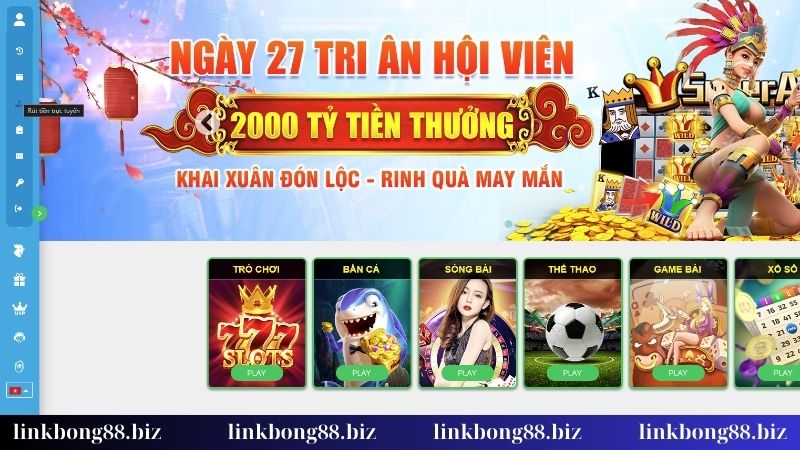 Rút tiền Bong88 - Tiết kiệm thời gian, không lo gián đoạn 3 Chọn mục rút tiền ở góc trái màn hình